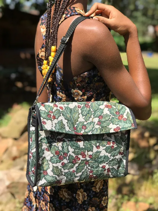 Holly Berry Tapestry Shoulder Bag